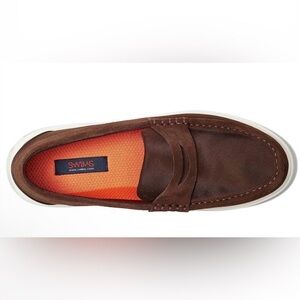 Swims Men's Breeze Penny Hybrid Loafer In Brown, like new-replacement box